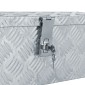 vidaXL Κουτί Αποθήκευσης Ασημί 48,5 x 14 x 20 εκ. Αλουμινίου