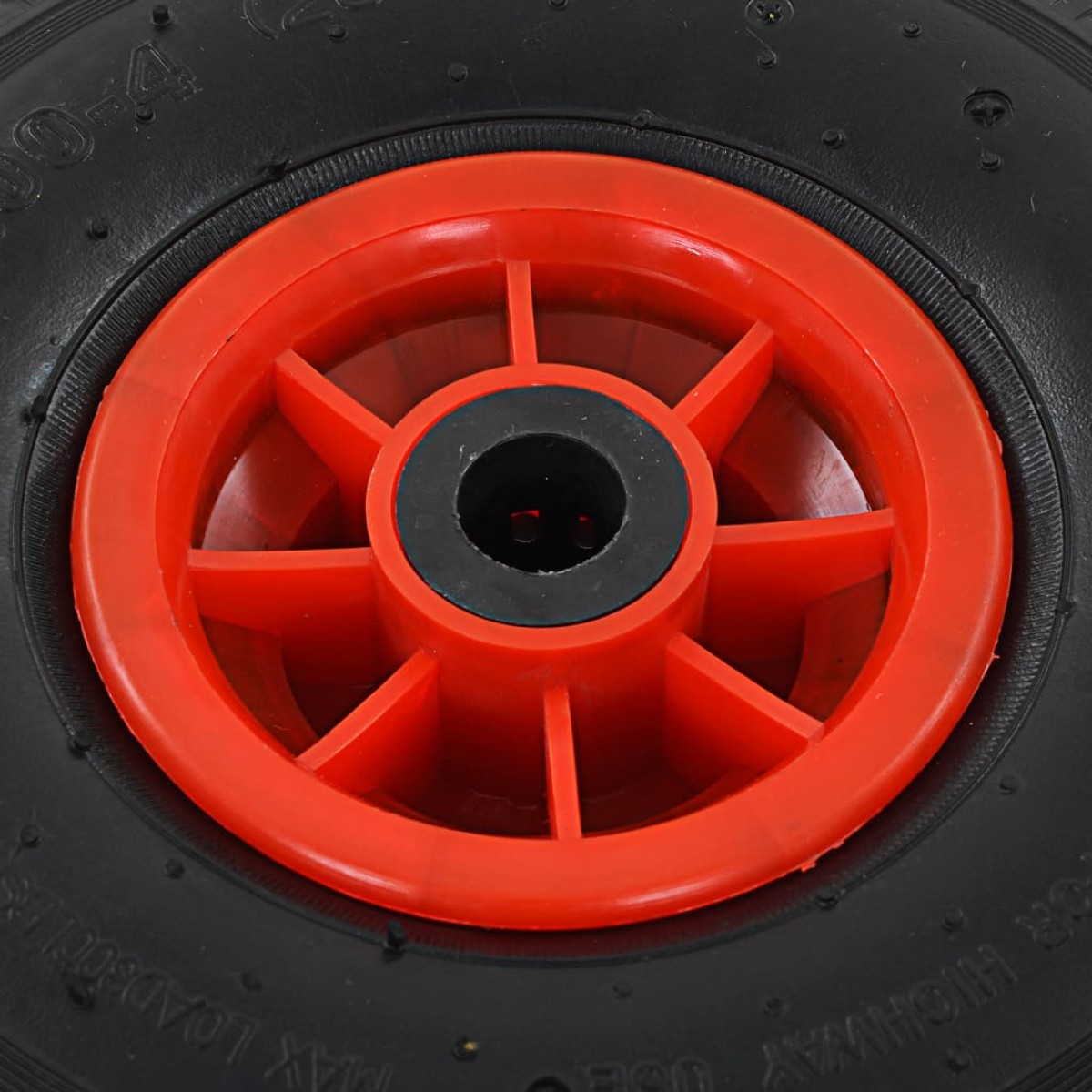 vidaXL Ρόδες για Καρότσια Μεταφοράς 4 τεμ. 3.00-4 (245x82) Καουτσούκ