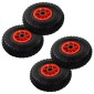 vidaXL Ρόδες για Καρότσια Μεταφοράς 4 τεμ. 3.00-4 (245x82) Καουτσούκ