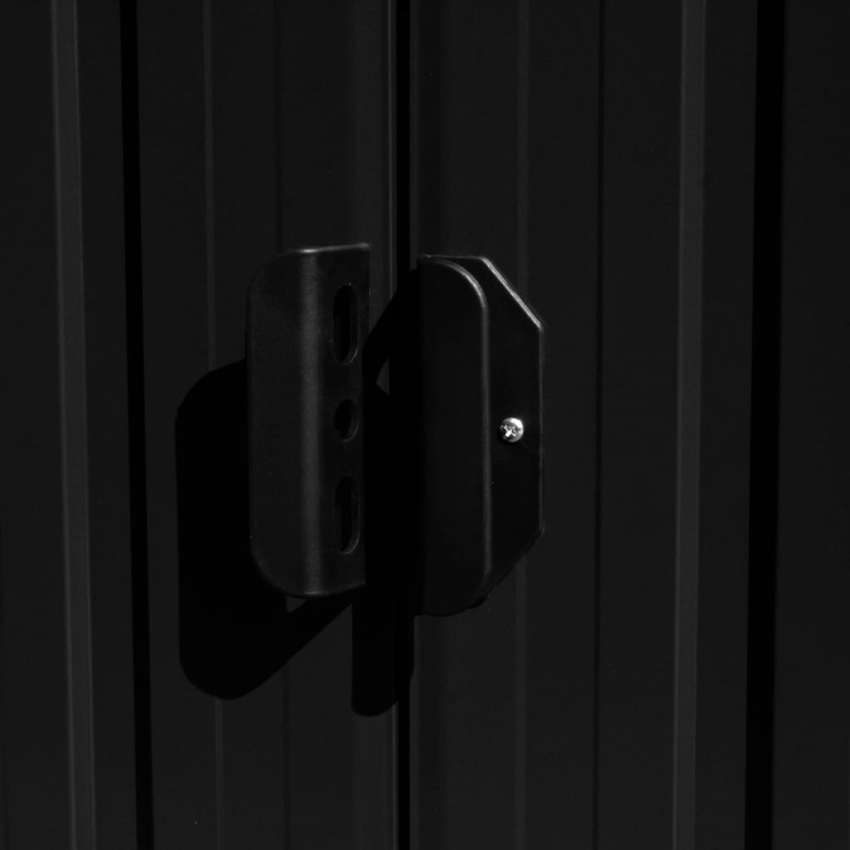 vidaXL Αποθήκη Κήπου Ανθρακί 257 x 489 x 181 εκ. από Μέταλλο