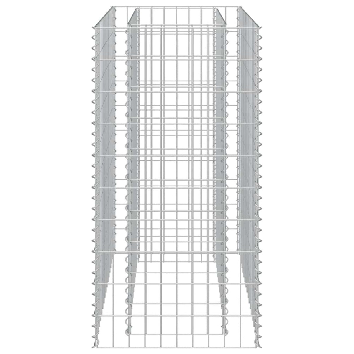 vidaXL Συρματοκιβώτιο-Γλάστρα Υπερυψωμένη 90x50x100 εκ. Γαλβ. Χάλυβας