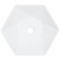 vidaXL Νιπτήρας Λευκός 41 x 36,5 x 12 εκ. Κεραμικός