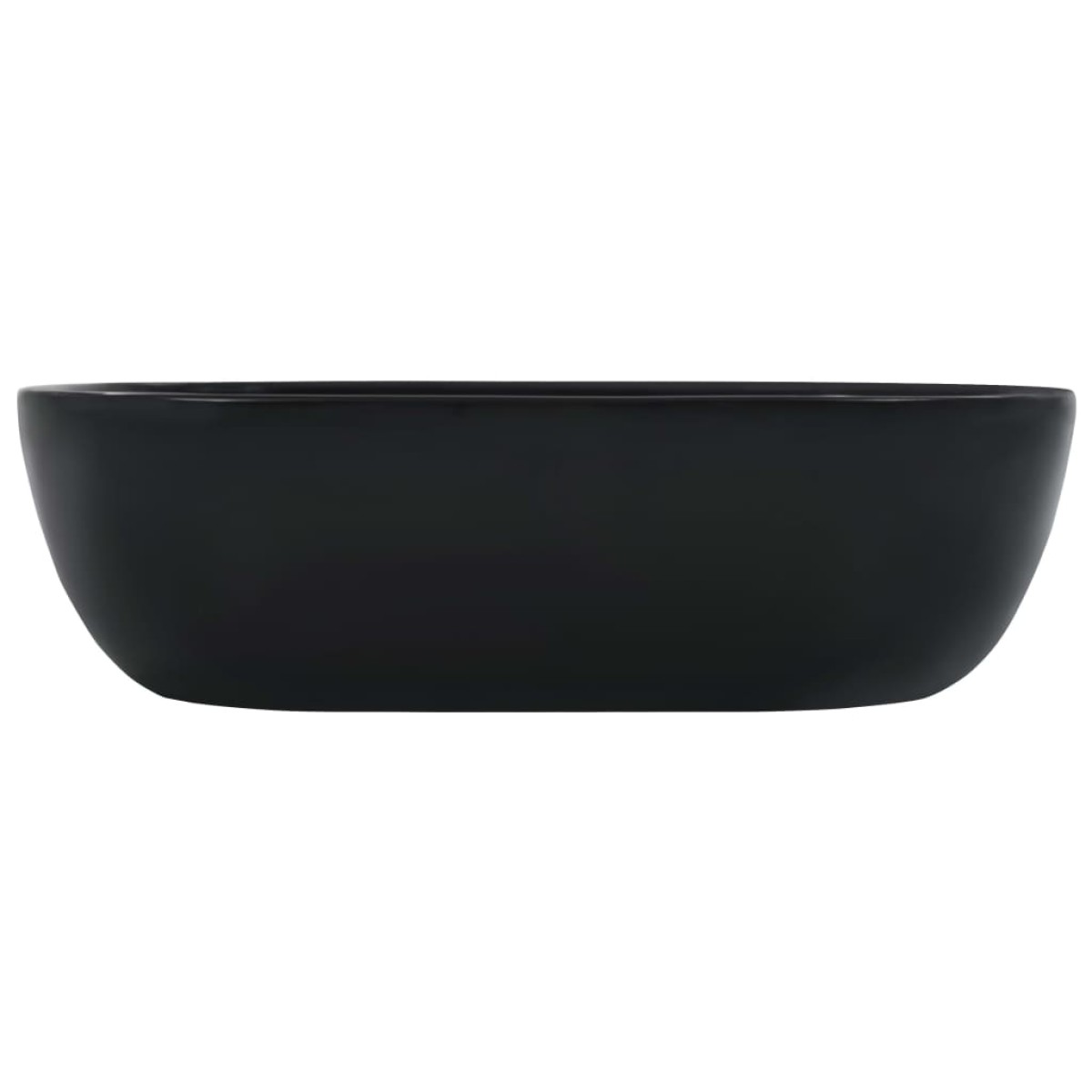 vidaXL Νιπτήρας Μαύρος 45,5 x 32 x 13 εκ. Κεραμικός