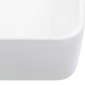 vidaXL Νιπτήρας Λευκός 40 x 30 x 13 εκ. Κεραμικός