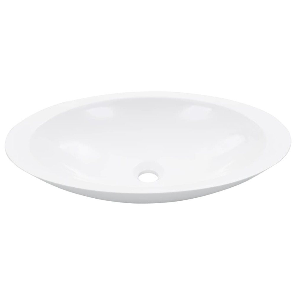 vidaXL Νιπτήρας Λευκός 59,3x35,1x10,7 εκ. Συνθετικός Τεχνητό Μάρμαρο