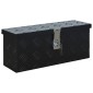vidaXL Κουτί Αποθήκευσης Μαύρο 485 x 140 x 200 χιλ. Αλουμινίου