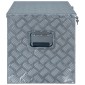 vidaXL Κουτί Αποθήκευσης Ασημί 610 x 430 x 455 εκ. Αλουμινίου
