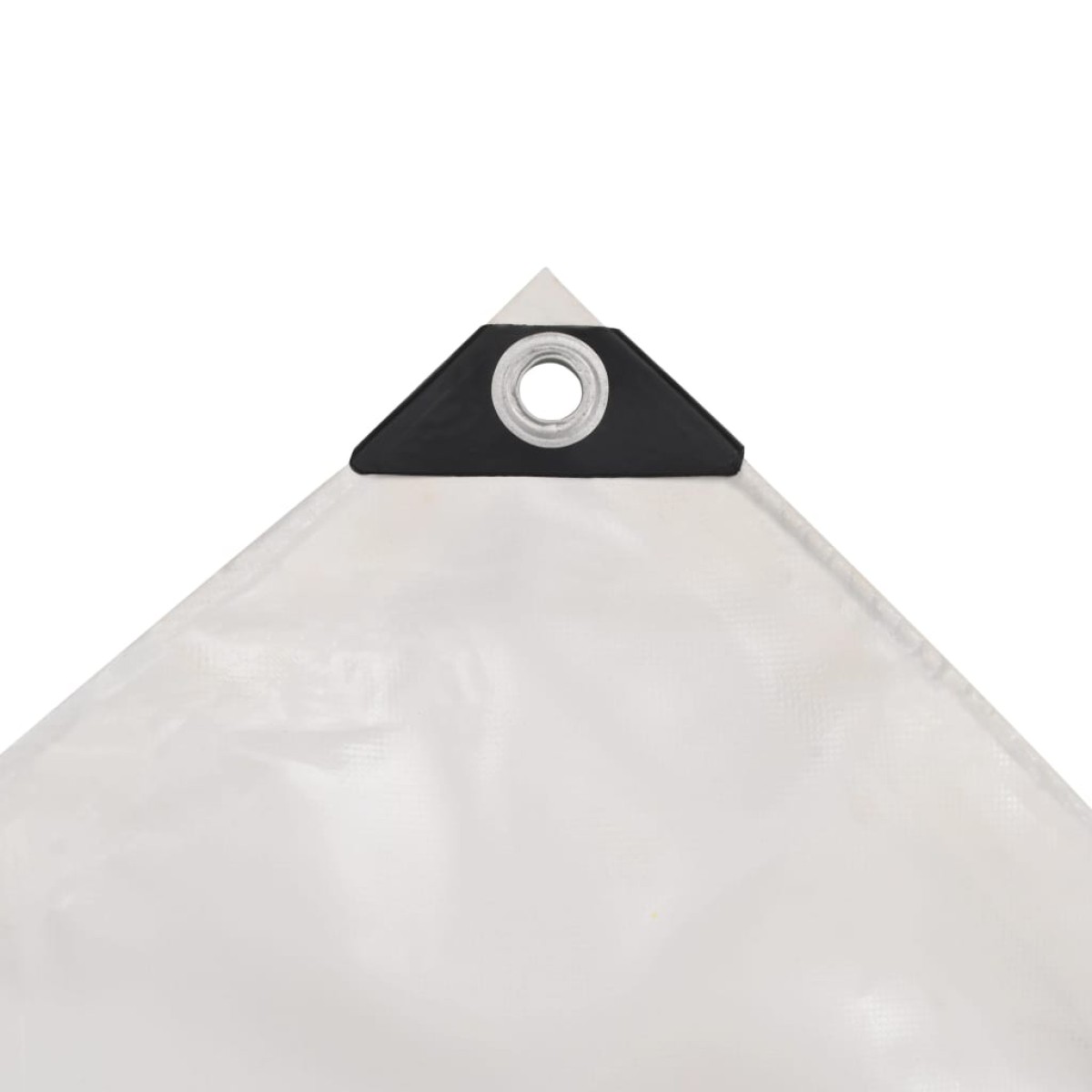 vidaXL Μουσαμάς Λευκός 1,5 x 10 μ. 650 γρ./μ.²