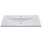 vidaXL Νιπτήρας Ένθετος Λευκός 101 x 39,5 x 18,5 εκ. Κεραμικός