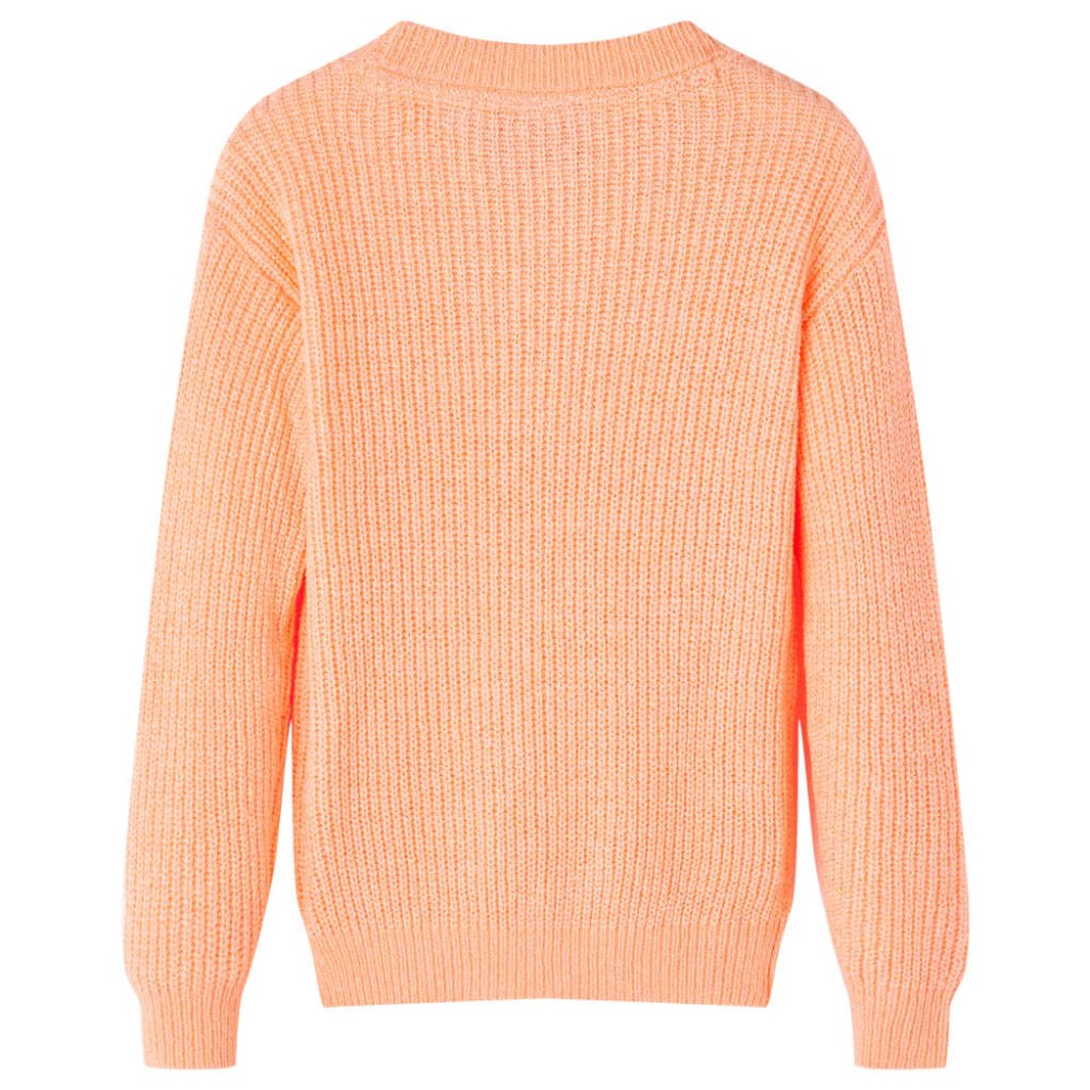 Πουλόβερ Παιδικό Πλεκτό Ανοιχτό Πορτοκαλί 140