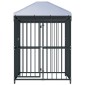 vidaXL Κλουβί Σκύλου Εξωτερικού Χώρου 120 x 120 x 150 εκ. με Στέγαστρο