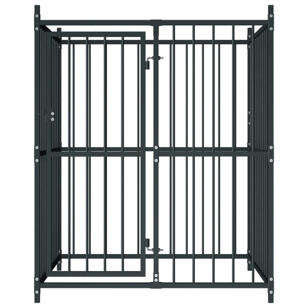vidaXL Κλουβί Σκύλου Εξωτερικού Χώρου 120 x 120 x 150 εκ.