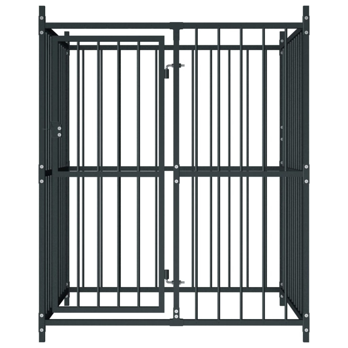 vidaXL Κλουβί Σκύλου Εξωτερικού Χώρου 120 x 120 x 150 εκ.