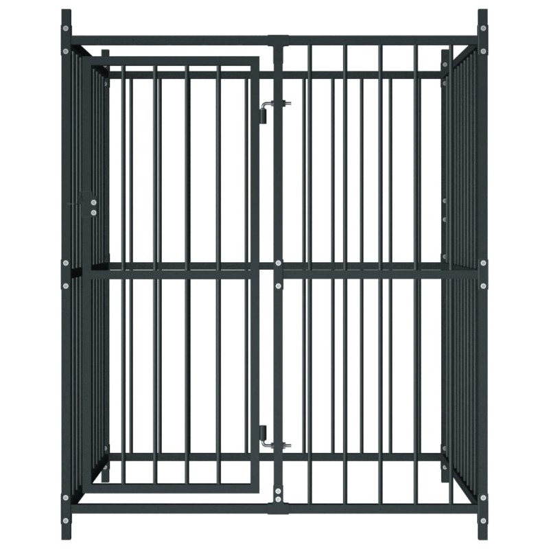 vidaXL Κλουβί Σκύλου Εξωτερικού Χώρου 120 x 120 x 150 εκ.