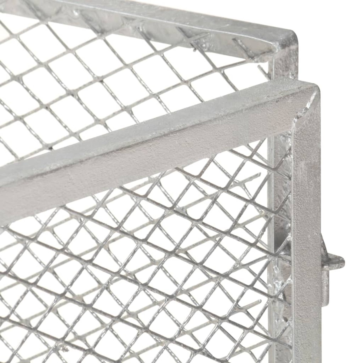 vidaXL Κομποστοποιητής Κήπου 85 x 85 x 70 εκ. Γαλβανισμένος Σίδηρος