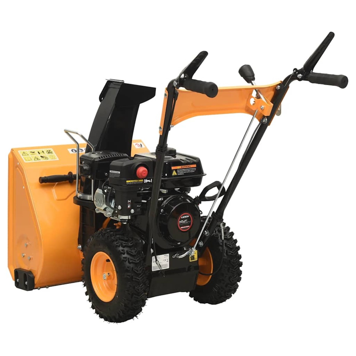 vidaXL Εκχιονιστικό Μηχάνημα 6,5 HP Κίτρινο και Μαύρο