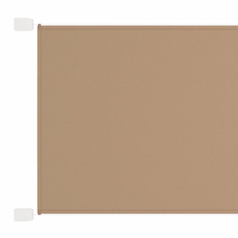 vidaXL Τέντα Κάθετη Taupe 60 x 1200 εκ. από Ύφασμα Oxford
