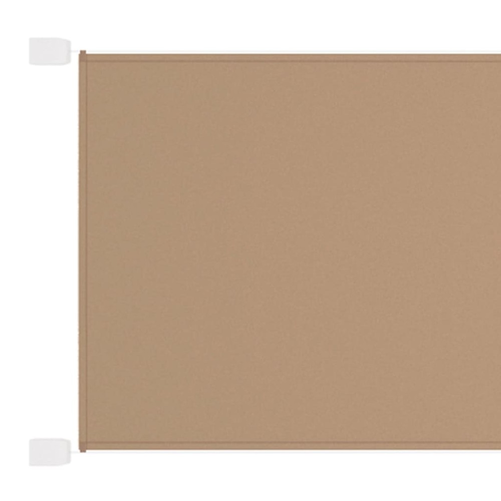 vidaXL Τέντα Κάθετη Taupe 100 x 1000 εκ. από Ύφασμα Oxford