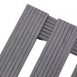 vidaXL Βάσεις για Γλάστρες με Ρόδες 2 τεμ. Γκρι 30x30x7,5 εκ. από WPC
