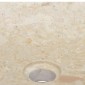 vidaXL Νιπτήρας Κρεμ 50 x 35 x 10 εκ. Μαρμάρινος