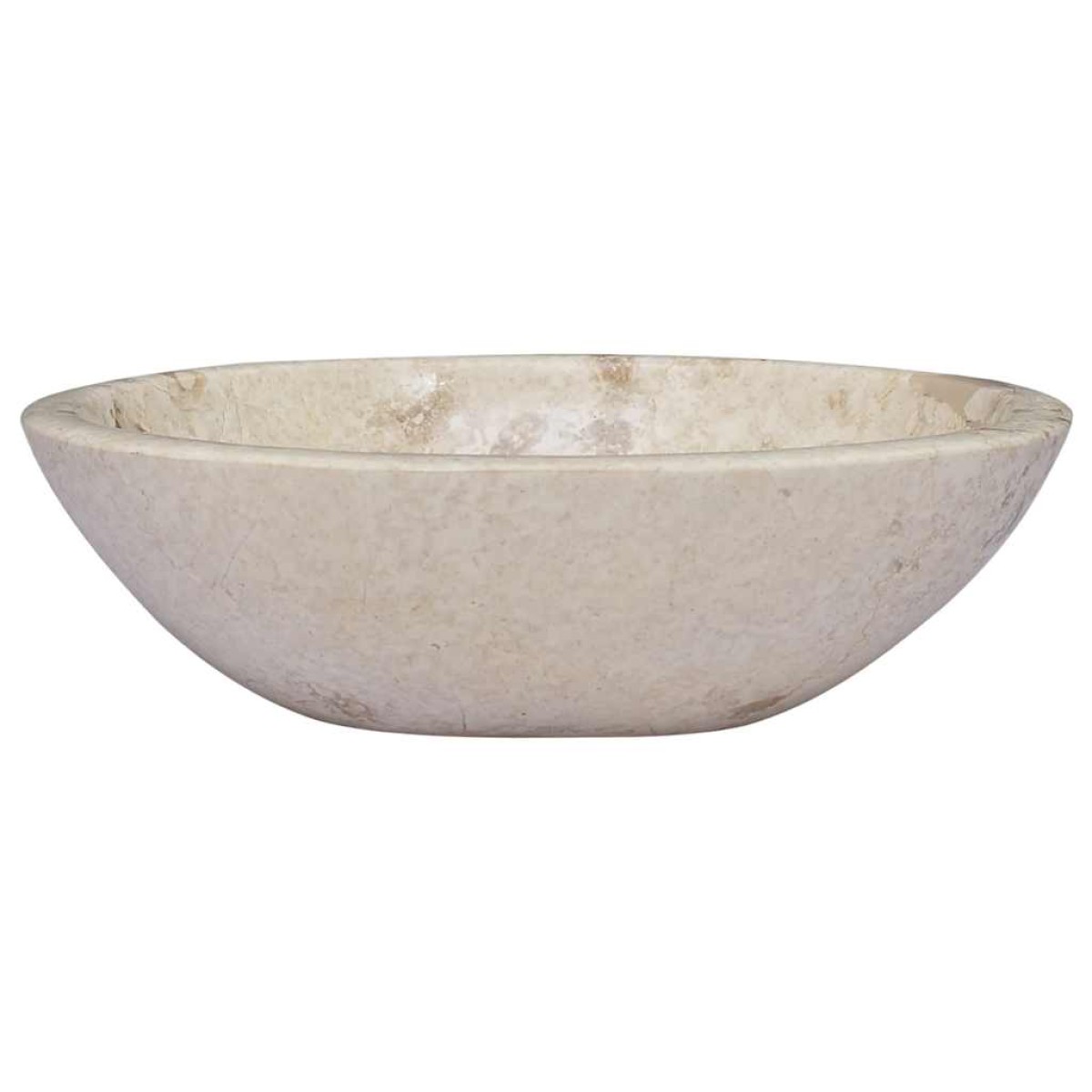 vidaXL Νιπτήρας Κρεμ 53 x 40 x 15 εκ. Μαρμάρινος