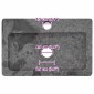 vidaXL Νιπτήρας Επιτοίχιος Γκρι 38 x 24 x 6,5 εκ. Μαρμάρινος
