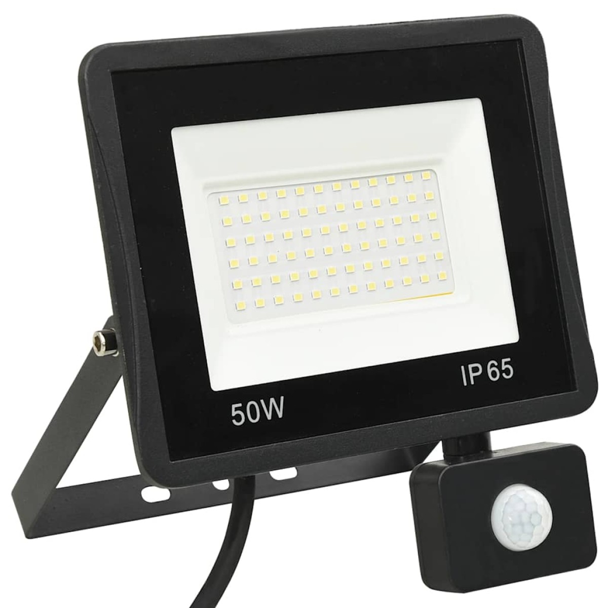 vidaXL Προβολέας LED με Αισθητήρα Θερμό Λευκό 50 W