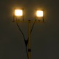 vidaXL Προβολέας LED με Τρίποδο Θερμό Λευκό 2 x 20 W