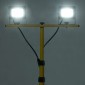 vidaXL Προβολέας LED με Τρίποδο Ψυχρό Λευκό 2 x 20 W
