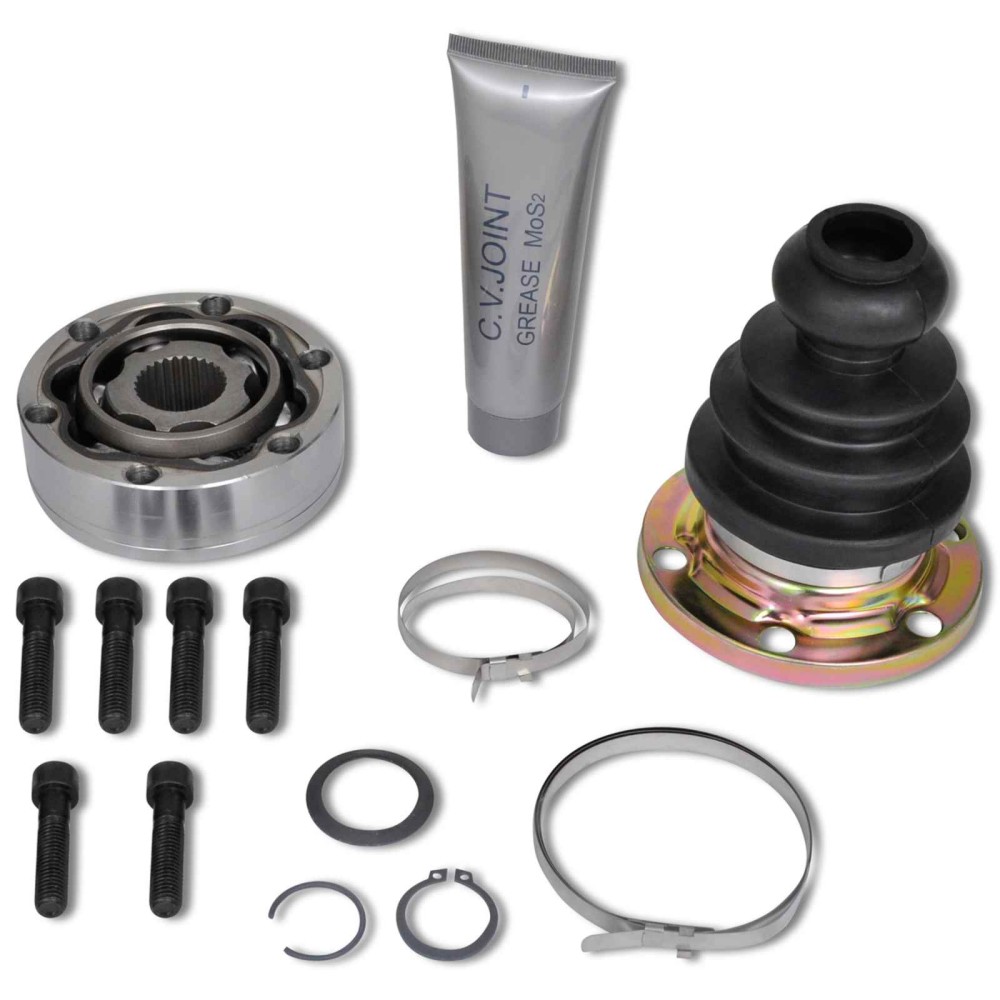 vidaXL Σύνολο Άξονες Μαύρο Μέταλλο