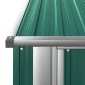 vidaXL Αποθήκη Κήπου Πράσινη 180,5x97x209,5 εκ. από Γαλβαν. Ατσάλι