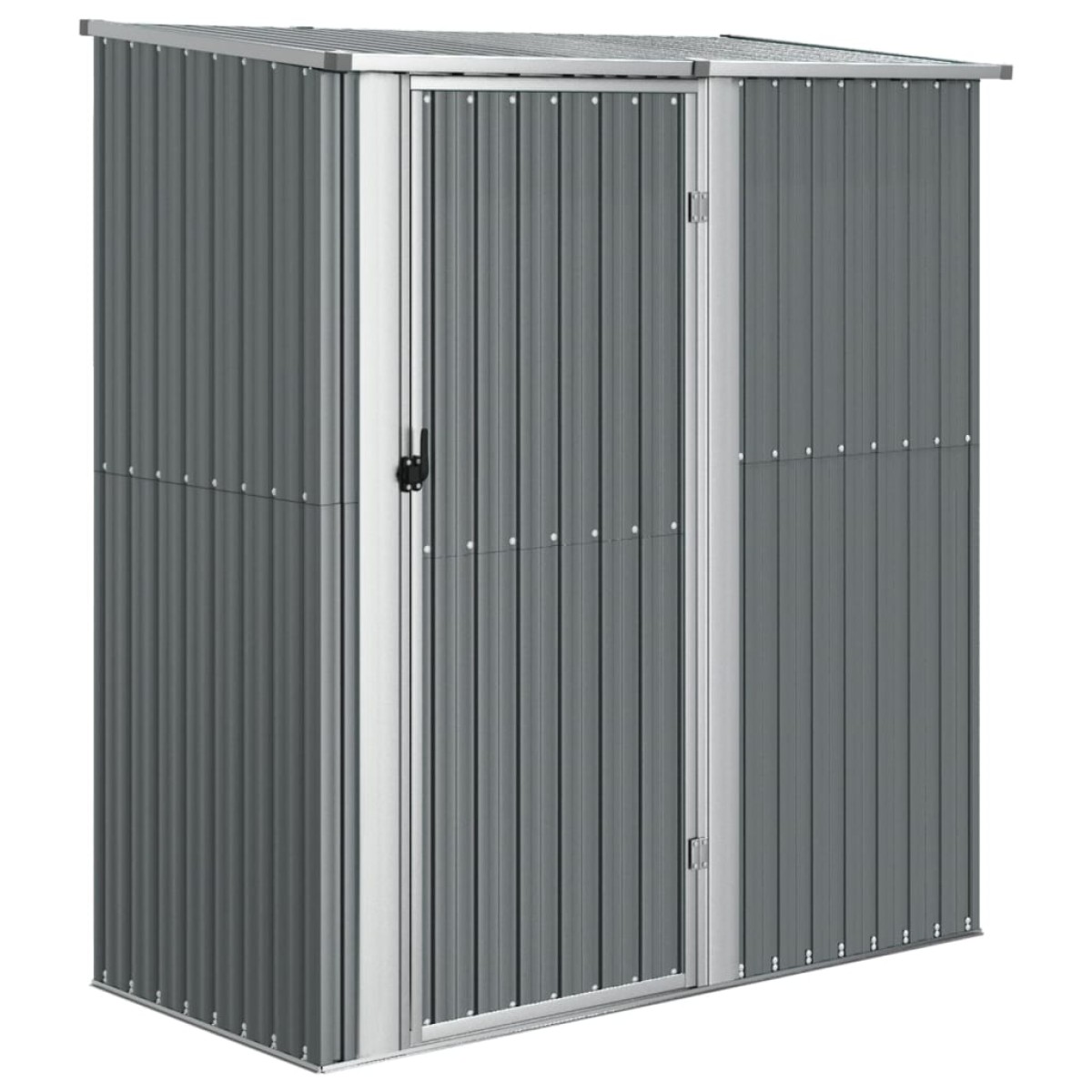 vidaXL Αποθήκη Κήπου Γκρι 180,5 x 97 x 209,5 εκ. από Γαλβαν. Ατσάλι