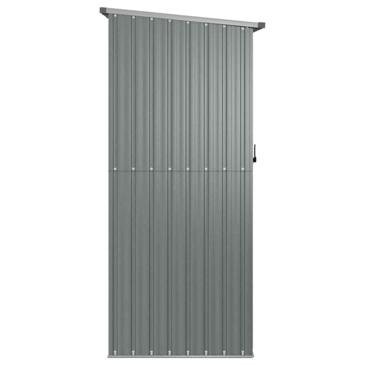 vidaXL Αποθήκη Κήπου Γκρι 180,5 x 97 x 209,5 εκ. από Γαλβαν. Ατσάλι