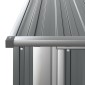 vidaXL Αποθήκη Κήπου Γκρι 180,5 x 97 x 209,5 εκ. από Γαλβαν. Ατσάλι