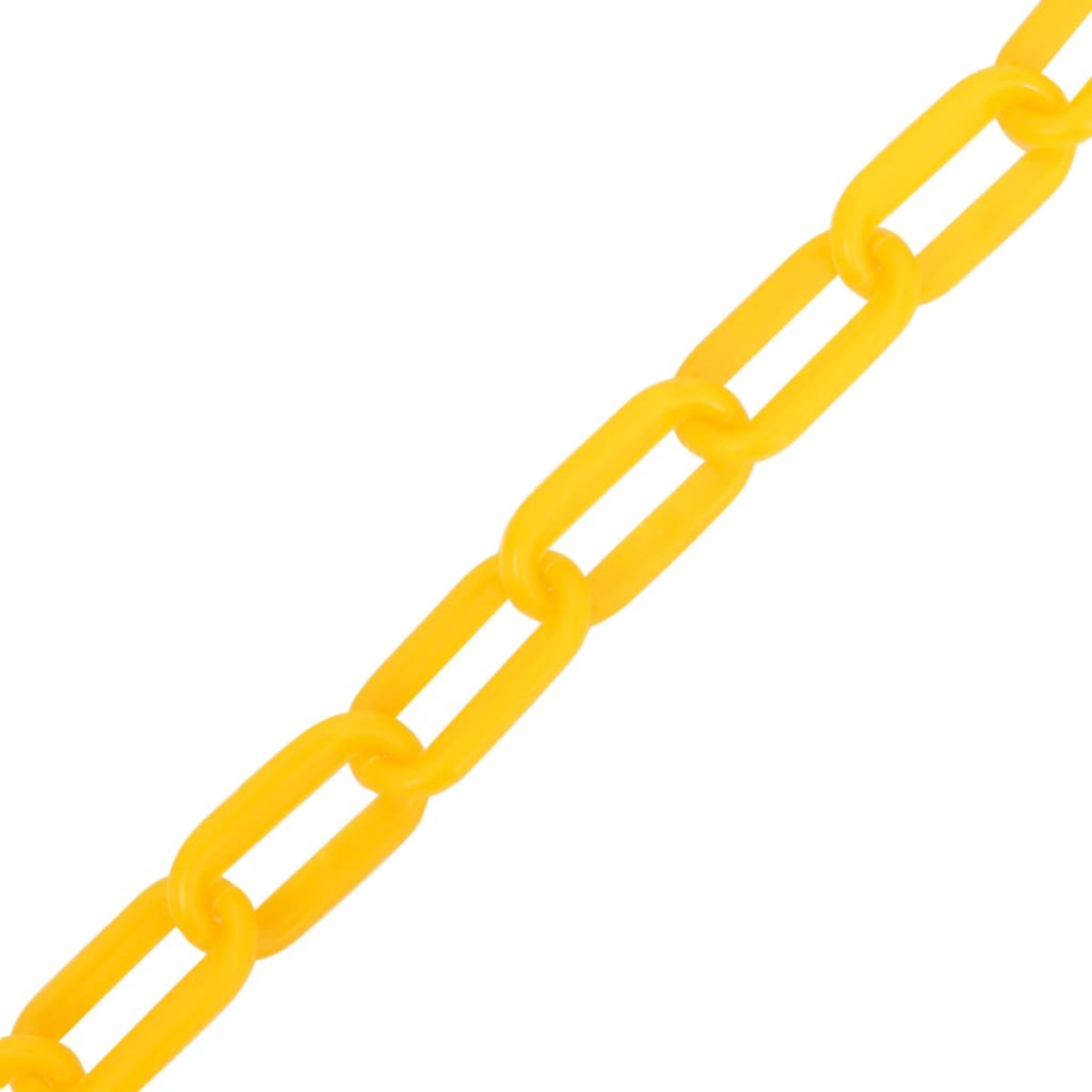 vidaXL Αλυσίδα Σήμανσης Κίτρινη 100 μ. Ø6 χιλ. Πλαστική