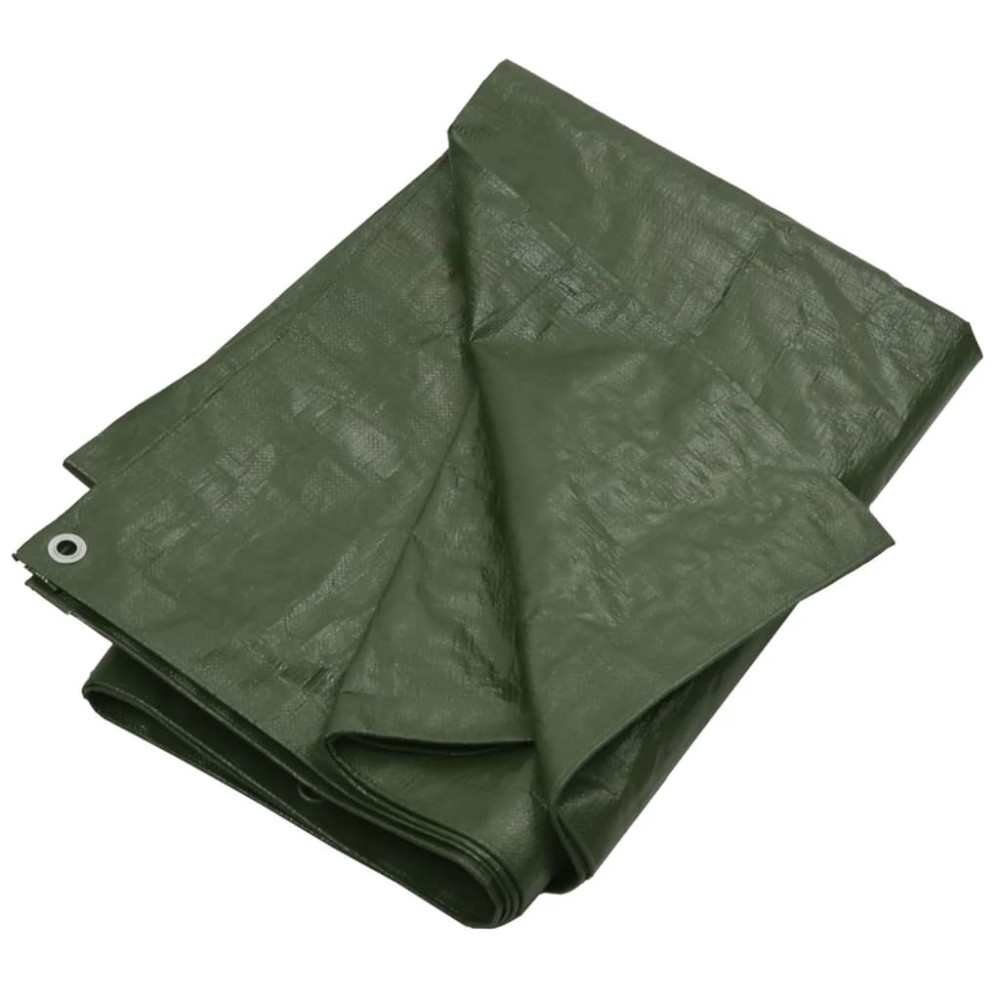 vidaXL Μουσαμάς Πράσινος 180 γρ./μ.² 4 x 5 μ. από HDPE