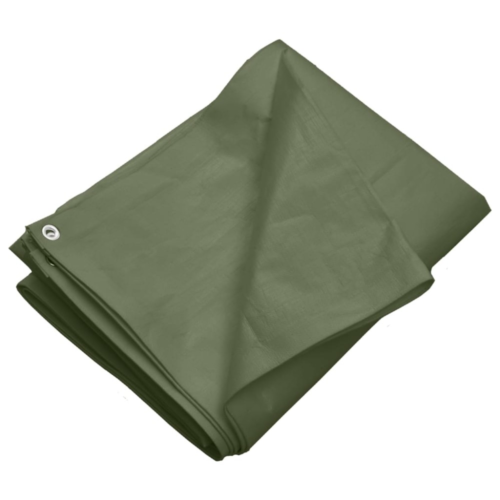 vidaXL Μουσαμάς Πράσινος 260 γρ./μ.² 4x8 μ. από HDPE