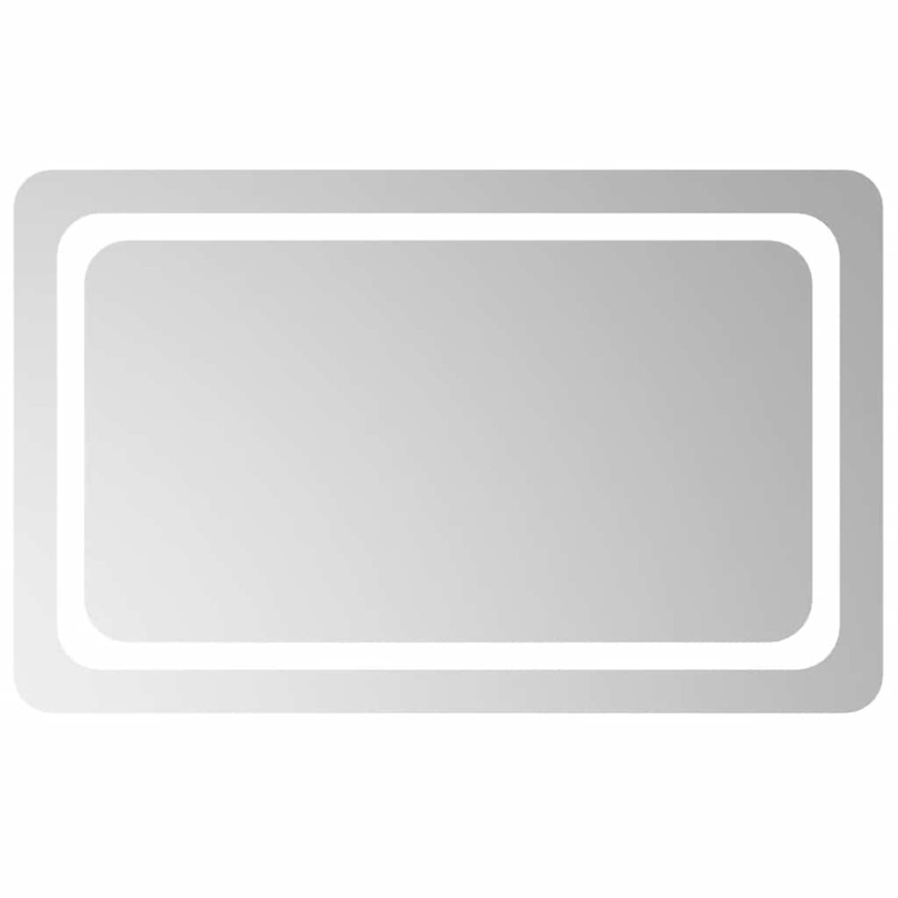 vidaXL Καθρέφτης Μπάνιου με LED 80x50 εκ.