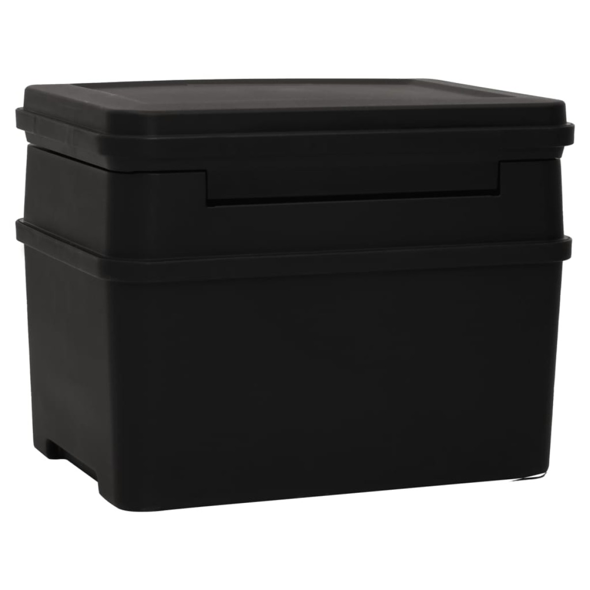 vidaXL Χρηματοκιβώτιο Μαύρο 44 x 37 x 34 εκ.