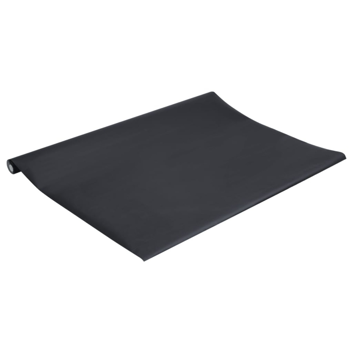 vidaXL Αυτοκόλλητο Επίπλων Ματ Μαύρο 90 x 500 εκ. από PVC