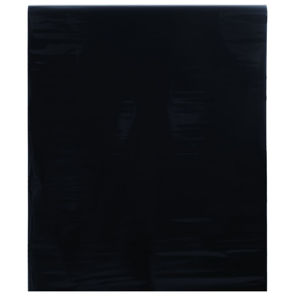 vidaXL Μεμβράνη Παραθύρου Αντιστατική Αμμοβολή Μαύρη 45x1000 εκ. PVC