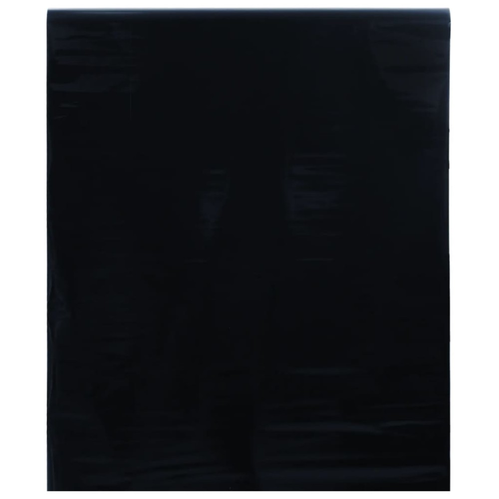 vidaXL Μεμβράνη Παραθύρου Αντιστατική Αμμοβολή Μαύρο 60x500 εκ PVC