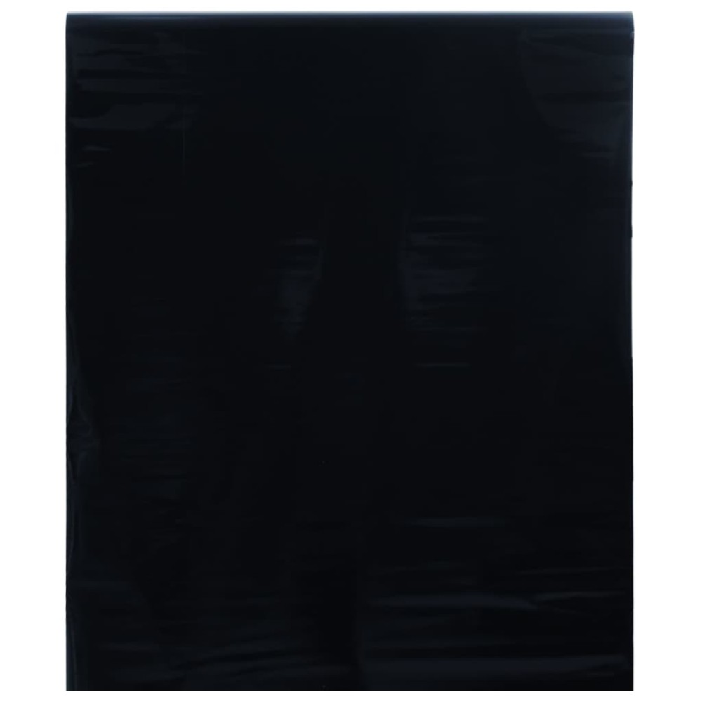 vidaXL Μεμβράνη Παραθύρου Αντιστατική Αμμοβολή Μαύρο 90x2000 εκ PVC