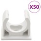 vidaXL Κανάλι Καλωδίων με Κλιπ Ø20 χιλ. 30 μ. από PVC