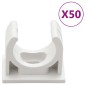 vidaXL Κανάλι Καλωδίων με Κλιπ Ø25 χιλ. 30 μ. από PVC