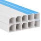 vidaXL Κανάλι Καλωδίων Αυτοκόλλητο 10 x 10 χιλ. 10 μ. από PVC