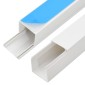 vidaXL Κανάλι Καλωδίων Αυτοκόλλητο 40 x 25 χιλ. 10 μ. από PVC