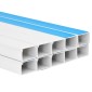vidaXL Κανάλι Καλωδίων Αυτοκόλλητο 50 x 25 χιλ. 10 μ. από PVC