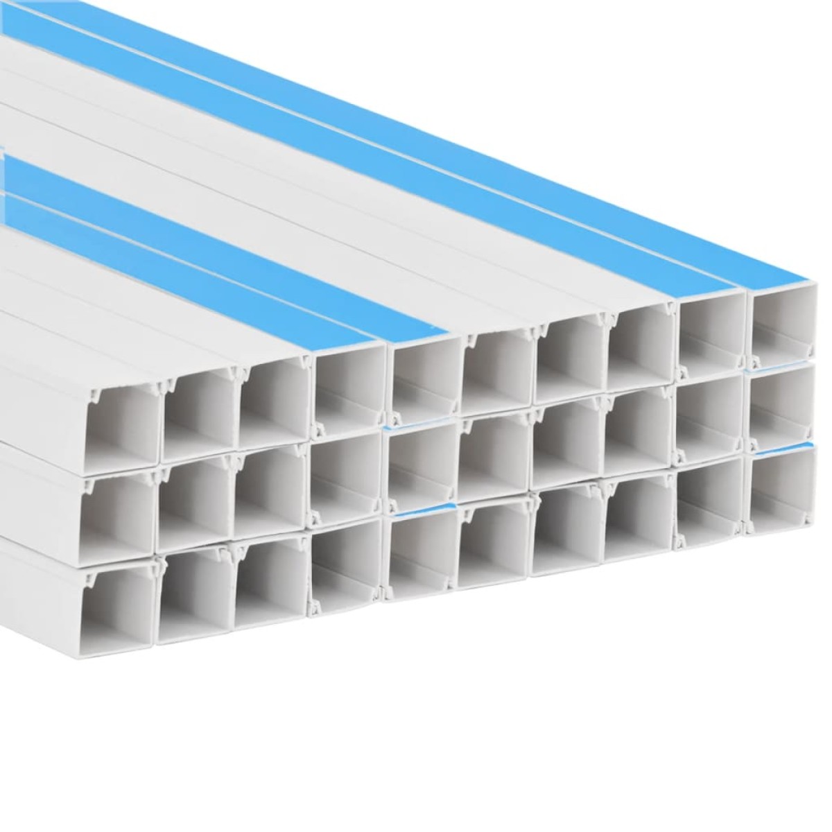 vidaXL Κανάλι Καλωδίων Αυτοκόλλητο 25 x 16 χιλ. 30 μ. από PVC