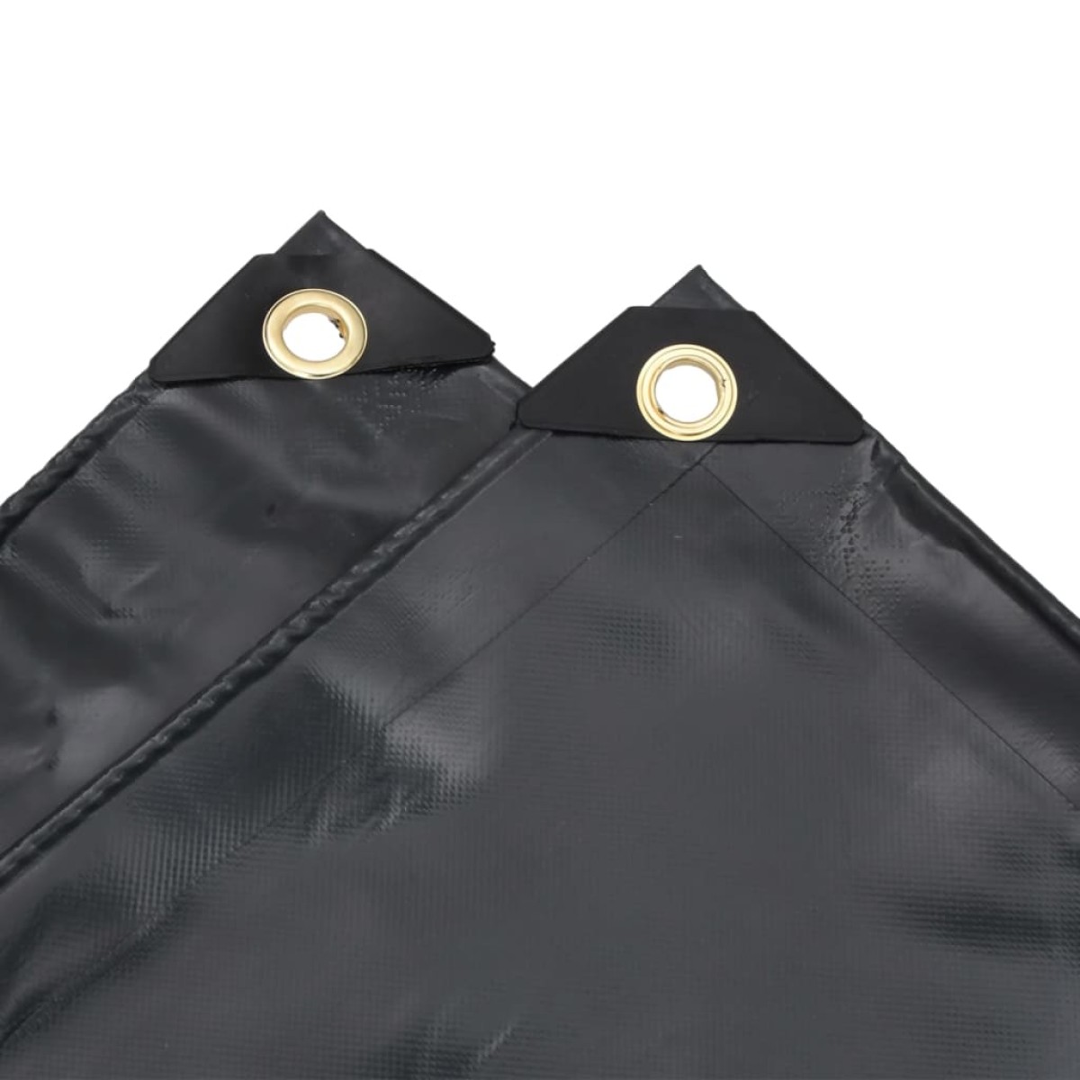 vidaXL Μουσαμάς Μαύρο 5 x 5 μ. 600 γρ./μ²